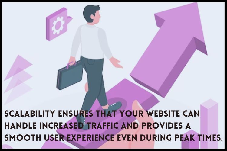 Scalability ensures that your website can handle increased traffic and provides a smooth user experience even during peak times.