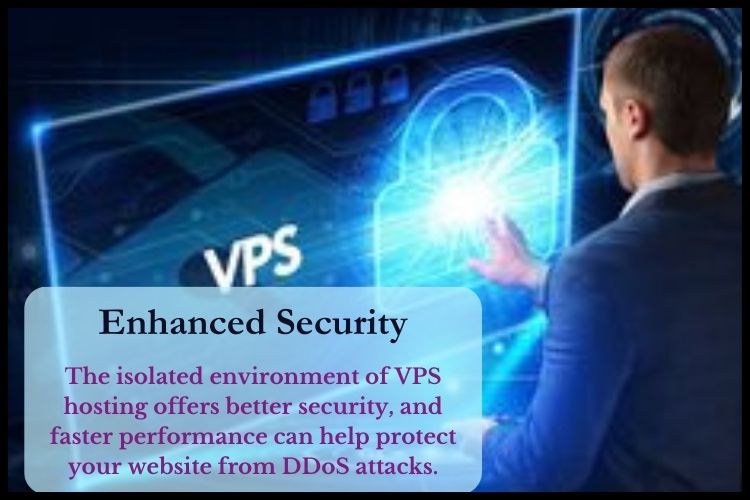 VPS hosting offers better security, and faster performance